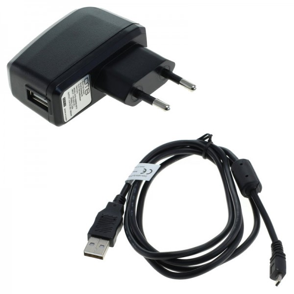 AC Adapter + datakabel f. Vivistar ViviCam 4385