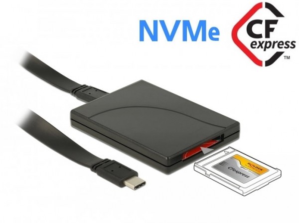 USB-C-kortläsare för CFexpress-minneskort