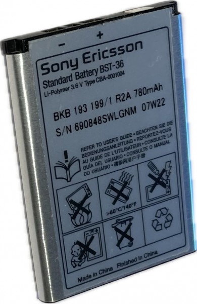 original Sony-Ericsson BST36 batteri för Sony-Ericsson W200i