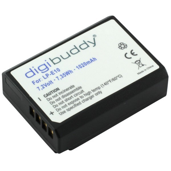 Original Digibuddy batteri f. Canon EOS 4000D