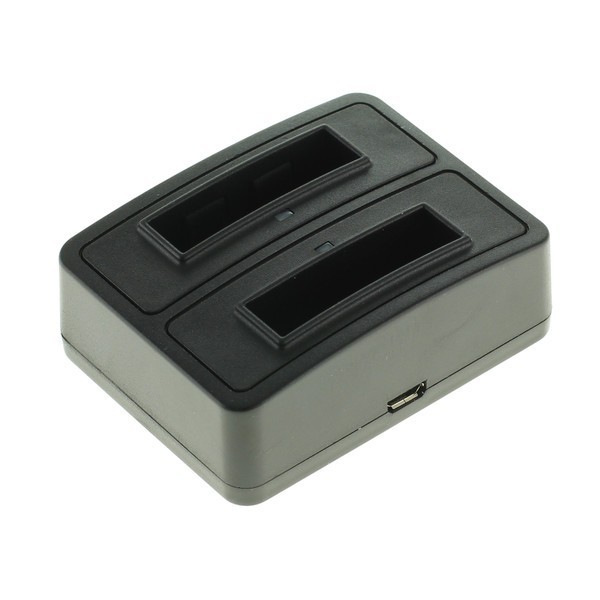 dubbel micro usb batteriladdare f. Samsung Digimax U-CA 505