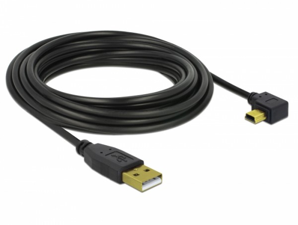 USB-kabel 5m vinkel plugg f. Canon EOS 50D