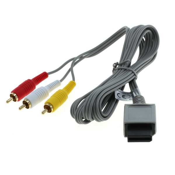 AV RCA-kabel f.  Nintendo Wii U