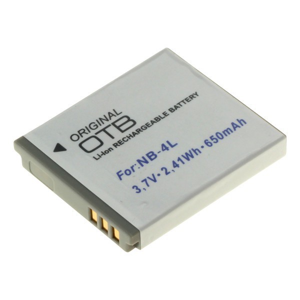 batteri f. CANON -NB 4 L 